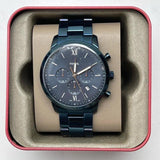 Buy Shop Fossil Neutra Chronograph Blue Dial Blue Steel Strap Watch for Men - FS5826 USA Online
