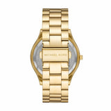 Buy Shop Michael Kors Runway Gold Dial Gold Steel Strap Watch For Women - MK4561 USA Online