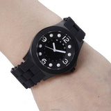Buy Shop Marc Jacobs Pelly Black Dial Black Silicone Strap Watch for Women - MBM2516 USA Online
