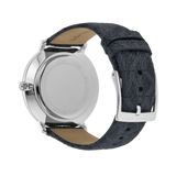 Buy Shop Michael Kors Pyper Quartz Silver Dial Blue Leather Strap Watch For Women - MK7244 USA Online