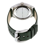 Buy Shop Marc Jacobs Tether Transparent Green Dial Green Leather Strap Watch for Women - MBM1378 USA Online