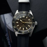 Buy Shop Seiko Prospex 1965 Diver's Modern Re-Interpretation Automatic Brown Dial Black Rubber Strap Watch For Men - SPB147J1 USA Online