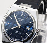 Buy Shop Tissot PRX Powermatic 80 Blue Dial Blue Leather Strap Watch for Men - T137.407.16.041.00 USA Online