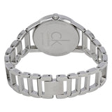Buy Shop Calvin Klein Stately Pink Mother of Pearl Dial Silver Steel Strap Watch for Women - K3G2312E USA Online