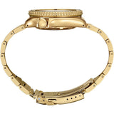 Buy Shop Seiko 5 Sports HUF Limited Edition Green Dial Gold Steel Strap Watch For Men - SRPJ20 USA Online