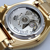 Buy Shop Seiko 5 Sports US Special Edition Automatic Blue Dial Gold Steel Strap Watch For Men - SRPK20 USA Online