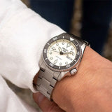 Buy Shop Seiko 5 Sports SKX Automatic Cream Dial Silver Steel Strap Watch For Men - SRPK31K1 USA Online