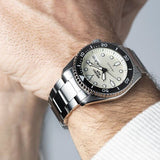 Buy Shop Seiko 5 Sports SKX Automatic Cream Dial Silver Steel Strap Watch For Men - SRPK31K1 USA Online