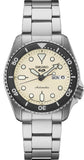 Buy Shop Seiko 5 Sports SKX Automatic Cream Dial Silver Steel Strap Watch For Men - SRPK31K1 USA Online