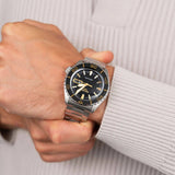 Buy Shop Seiko 5 Sport Automatic SKX Series Black Dial Silver Steel Strap Watch for Men - SRPK99K1 USA Online