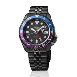 Buy Shop Seiko Automatic SKX GMT Yuto Horigome Limited Edition Black Dial Black Steel Strap Watch For Men - SSK027K1 USA Online