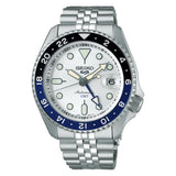 Buy Shop Seiko 5 Sports SKX GMT Automatic Sky Blue Dial Silver Steel Strap Watch For Men - SSK033K1 USA Online