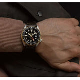 Buy Shop Seiko 5 Sports SKX GMT Automatic Mocha Black Dial Brown Leather Strap Watch For Men - SSK036K1 USA Online