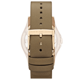 Buy Shop Marc Jacobs Amy Grey Dial Grey Leather Strap Watch for Women - MBM1153 USA Online