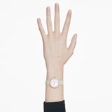 Buy Shop Swarovski Certa Crystals Silver Dial Beige Leather Strap Watch for Women - 5672968 USA Online