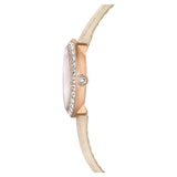 Buy Shop Swarovski Certa Crystals Silver Dial Beige Leather Strap Watch for Women - 5672968 USA Online