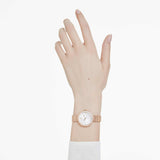 Buy Shop Swarovski Certa Crystals Silver Dial Rose Gold Steel Strap Watch for Women - 5672981 USA Online