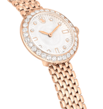 Buy Shop Swarovski Certa Crystals Silver Dial Rose Gold Steel Strap Watch for Women - 5672981 USA Online