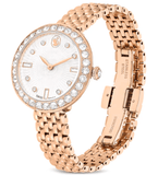 Buy Shop Swarovski Certa Crystals Silver Dial Rose Gold Steel Strap Watch for Women - 5672981 USA Online