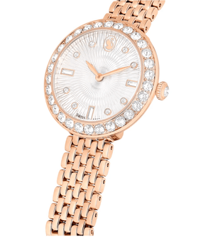 Buy Shop Swarovski Certa Crystals Silver Dial Rose Gold Steel Strap Watch for Women - 5672981 USA Online