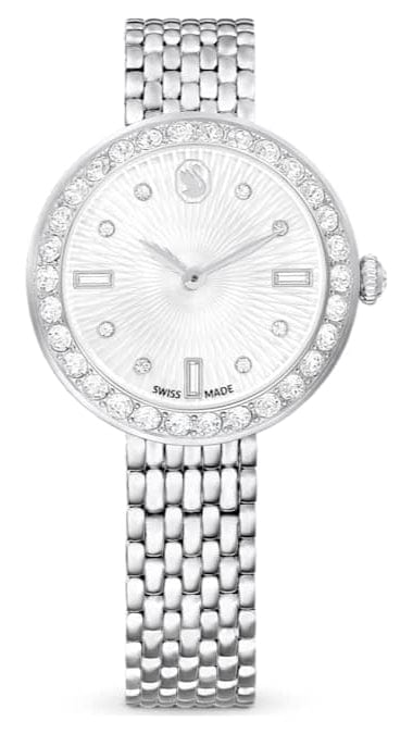 Buy Shop Swarovski Certa Crystals Silver Dial Silver Steel Strap Watch for Women - 5673022 USA Online