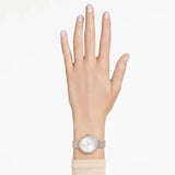 Buy Shop Swarovski Certa Crystals Silver Dial Two Tone Steel Strap Watch for Women - 5672971 USA Online