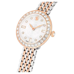 Buy Shop Swarovski Certa Crystals Silver Dial Two Tone Steel Strap Watch for Women - 5672971 USA Online