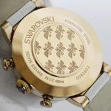 Buy Shop Swarovski Citra Sphere Chrono White Dial White Leather Strap Watch for Women - 5080602 USA Online