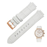 Buy Shop Swarovski Citra Sphere Chrono White Dial White Leather Strap Watch for Women - 5080602 USA Online
