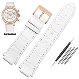 Buy Shop Swarovski Citra Sphere Chrono White Dial White Leather Strap Watch for Women - 5080602 USA Online