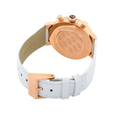 Buy Shop Swarovski Citra Sphere Chrono White Dial White Leather Strap Watch for Women - 5080602 USA Online