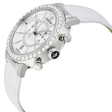 Buy Shop Swarovski Citra Sphere Chronograph White Dial White Leather Strap Watch for Women - 5027127 USA Online