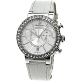 Buy Shop Swarovski Citra Sphere Chronograph White Dial White Leather Strap Watch for Women - 5027127 USA Online
