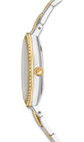 Buy Shop Swarovski Cosmopolitan Black Dial Two Tone Steel Strap Watch for Women - 5644072 USA Online