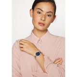 Buy Shop Swarovski Cosmopolitan Blue Dial Silver Steel Strap Watch for Women - 5517790 USA Online