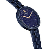 Buy Shop Swarovski Cosmopolitan Crystals Blue Dial Blue Steel Strap Watch for Women - 5647452 USA Online