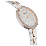 Buy Shop Swarovski Cosmopolitan Crystals Silver Dial Two Tone Steel Strap Watch for Women - 5644081 USA Online
