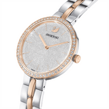 Buy Shop Swarovski Cosmopolitan Crystals Silver Dial Two Tone Steel Strap Watch for Women - 5644081 USA Online