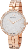 Buy Shop Swarovski Cosmopolitan Diamond Powder Silver Dial Rose Gold Steel Strap Watch for Women - 5517803 USA Online
