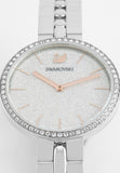 Buy Shop Swarovski Cosmopolitan Diamond Powder Silver Dial Silver Steel Strap Watch for Women - 5517807 USA Online