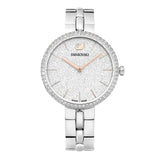 Buy Shop Swarovski Cosmopolitan Diamond Powder Silver Dial Silver Steel Strap Watch for Women - 5517807 USA Online