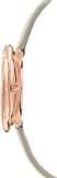 Buy Shop Swarovski Crystal Flower Grey Dial Grey Leather Strap Watch for for Women - 5552424 USA Online