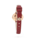 Buy Shop Swarovski Crystal Flower Red Dial Red Leather Strap Watch for Women - 5552780 USA Online