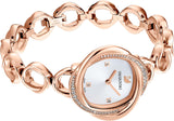 Buy Shop Swarovski Crystal Flower Silver Dial Rose Gold Steel Strap Watch for Women - 5547626 USA Online