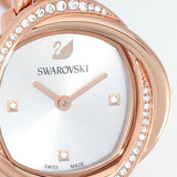 Buy Shop Swarovski Crystal Flower Silver Dial Rose Gold Steel Strap Watch for Women - 5547626 USA Online