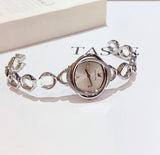 Buy Shop Swarovski Crystal Flower Silver Dial Silver Steel Strap Watch for Women - 5547622 USA Online