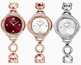 Buy Shop Swarovski Crystal Flower Silver Dial Silver Steel Strap Watch for Women - 5547622 USA Online