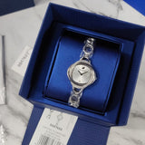 Buy Shop Swarovski Crystal Flower Silver Dial Silver Steel Strap Watch for Women - 5547622 USA Online