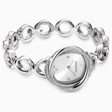 Buy Shop Swarovski Crystal Flower Silver Dial Silver Steel Strap Watch for Women - 5547622 USA Online