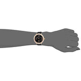 Buy Shop Swarovski Crystal Frost Black Dial Black Leather Strap Watch for Women - 5484058 USA Online